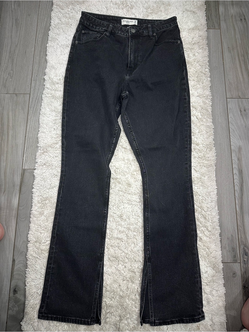 Abercrombie & Fitch High-Rise Black Jeans